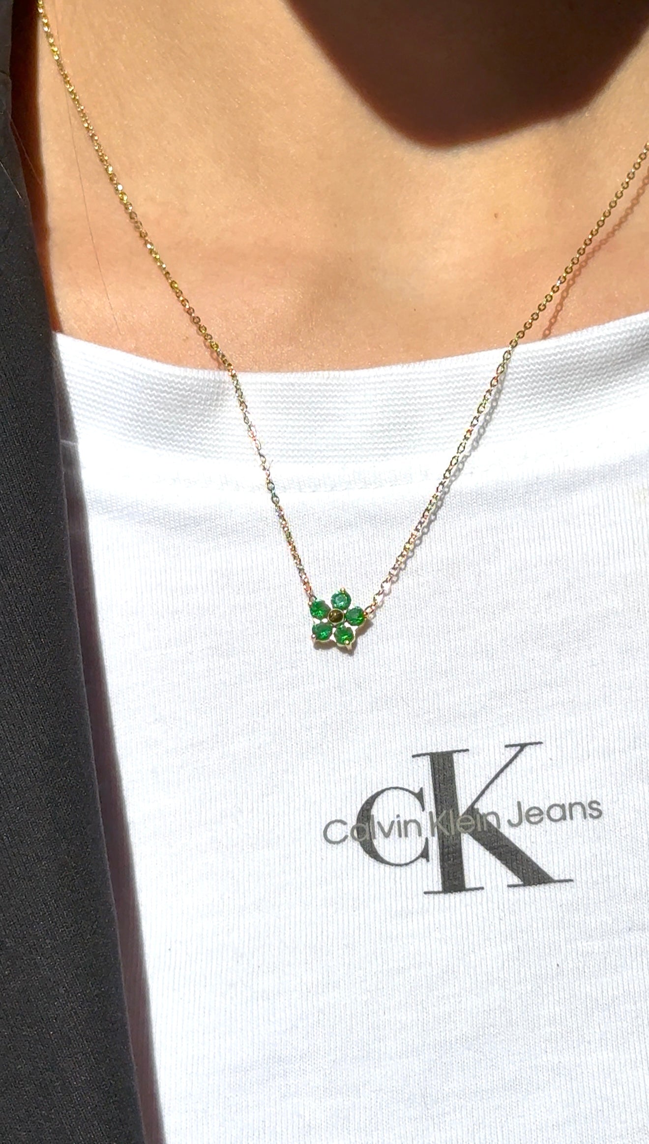 Collana “Green flower”